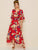 Floral Print Belted Dress
