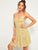 Ditsy Floral Shirred Slip Dress