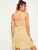Ditsy Floral Shirred Slip Dress