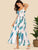 Floral Print Button Front Cami Dress