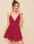 Plunging Crisscross Back Polka Dot Cami Dress