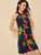 Floral Print Halter Dress