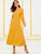 Scallop Scoop Neck Maxi Dress