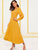 Scallop Scoop Neck Maxi Dress