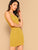 Solid Rib-knit Bodycon Tank Dress