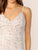 Crisscross Back Split Hem Lace Dress