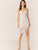 Crisscross Back Split Hem Lace Dress