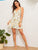 Floral Print Surplice Neck Cami Sundress