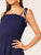 Knot Strap Frill Trim Layered Dress