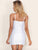 Zip Back Ruched Detail Mini Bodycon Slip Dress