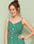 Ditsy Floral Print Button Front Cami Dress