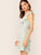 Tie Back Ruffle Trim Ditsy Floral Layered Dress
