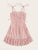 Knot Strap Shirred Back Ditsy Floral Dress