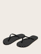 Striped Print Flip Flops