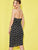 O-ring Palm Tree Print Tube Dress
