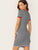 Pocket Patched Striped Ringer Tee Dress