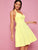 Tie Back Halter Neck Skater Dress