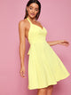 Tie Back Halter Neck Skater Dress