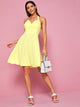 Tie Back Halter Neck Skater Dress