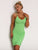Solid Rib-knit Bodycon Slip Dress