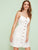 Sweetheart Neck Pocket Front Button Up Tea Dress