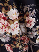 Pearls Tie Front Floral Print Cami Dress