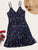 Ditsy Floral Ruffle Trim Belted Cami Dress