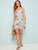 Floral Print Ruffle Hem Cami Dress