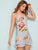 Floral Print Ruffle Hem Cami Dress