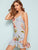 Floral Print Ruffle Hem Cami Dress