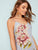 Floral Print Ruffle Hem Cami Dress