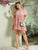 Plus Ruffle Sleeve Ruffle Hem Smock Dress