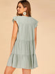 Butterfly Sleeve Babydoll Dress