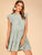 Butterfly Sleeve Babydoll Dress