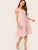Flutter Sleeve Sweetheart Neck Fit & Flare Dress