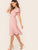 Flutter Sleeve Sweetheart Neck Fit & Flare Dress
