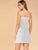 Side Button Gingham Cami Dress