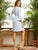 Gingham Flounce Sleeve Smock Dress