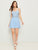 Contrast Lace Solid Cami Dress