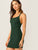 Criss-cross Backless Rib-knit Bodycon Dress