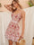 Ditsy Floral Print Tie Back Cami Dress