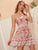 Ditsy Floral Print Tie Back Cami Dress