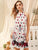Floral Print Halter Dress