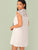 Lace Trim Solid Tunic Dress