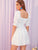 Tie Neck Embroidered Floral Lace Insert Dress