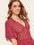 Allover Star Print Layered Sleeve Swing Dress