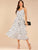 Polka Dot Layered Hem Cami Dress