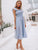 Striped Print Ruffle Armhole Shirred Dress