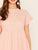 Ruffle Cuff Smock Dress