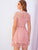 Zip Back Guipure Lace Overlay Dress